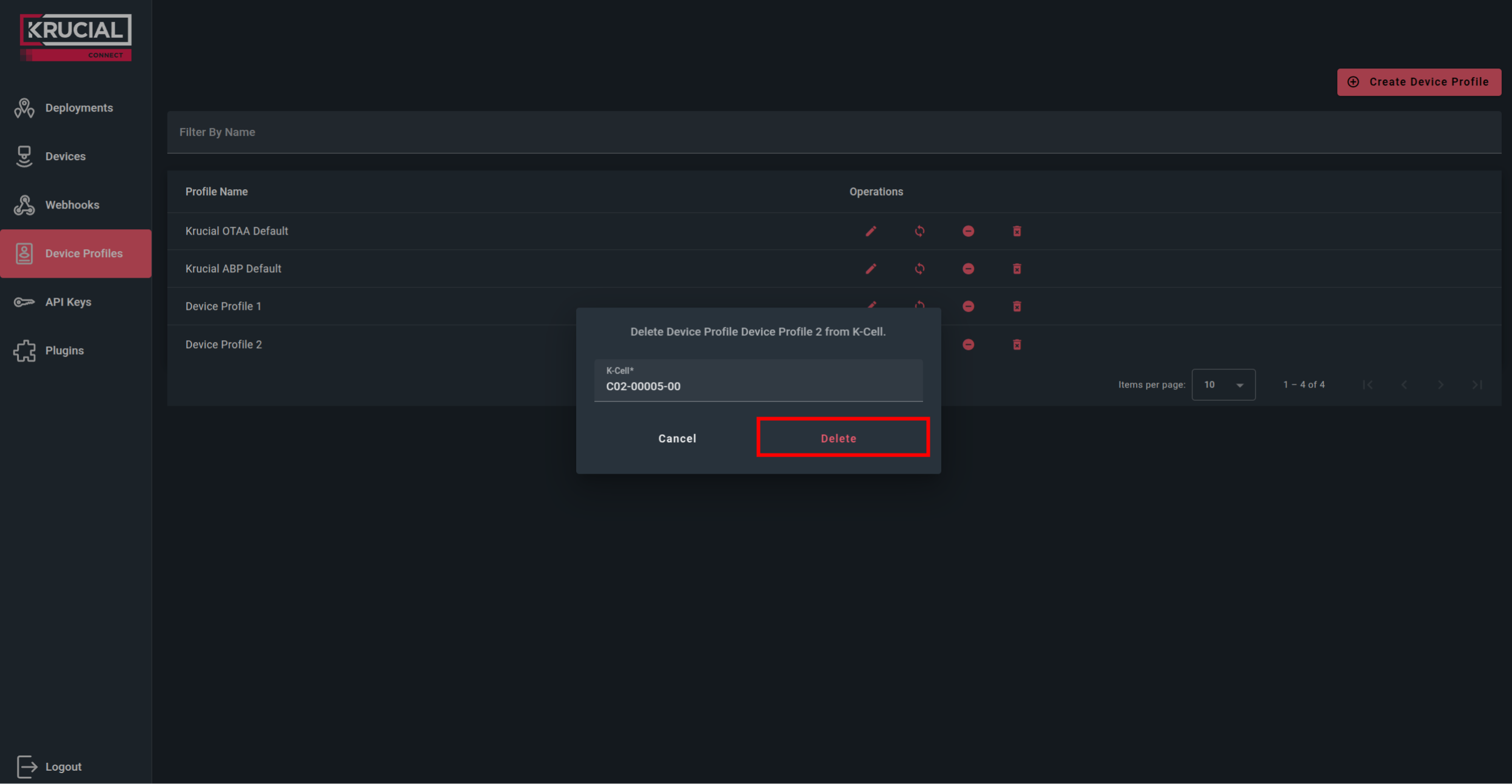 delete-device-profile-from-k-cell