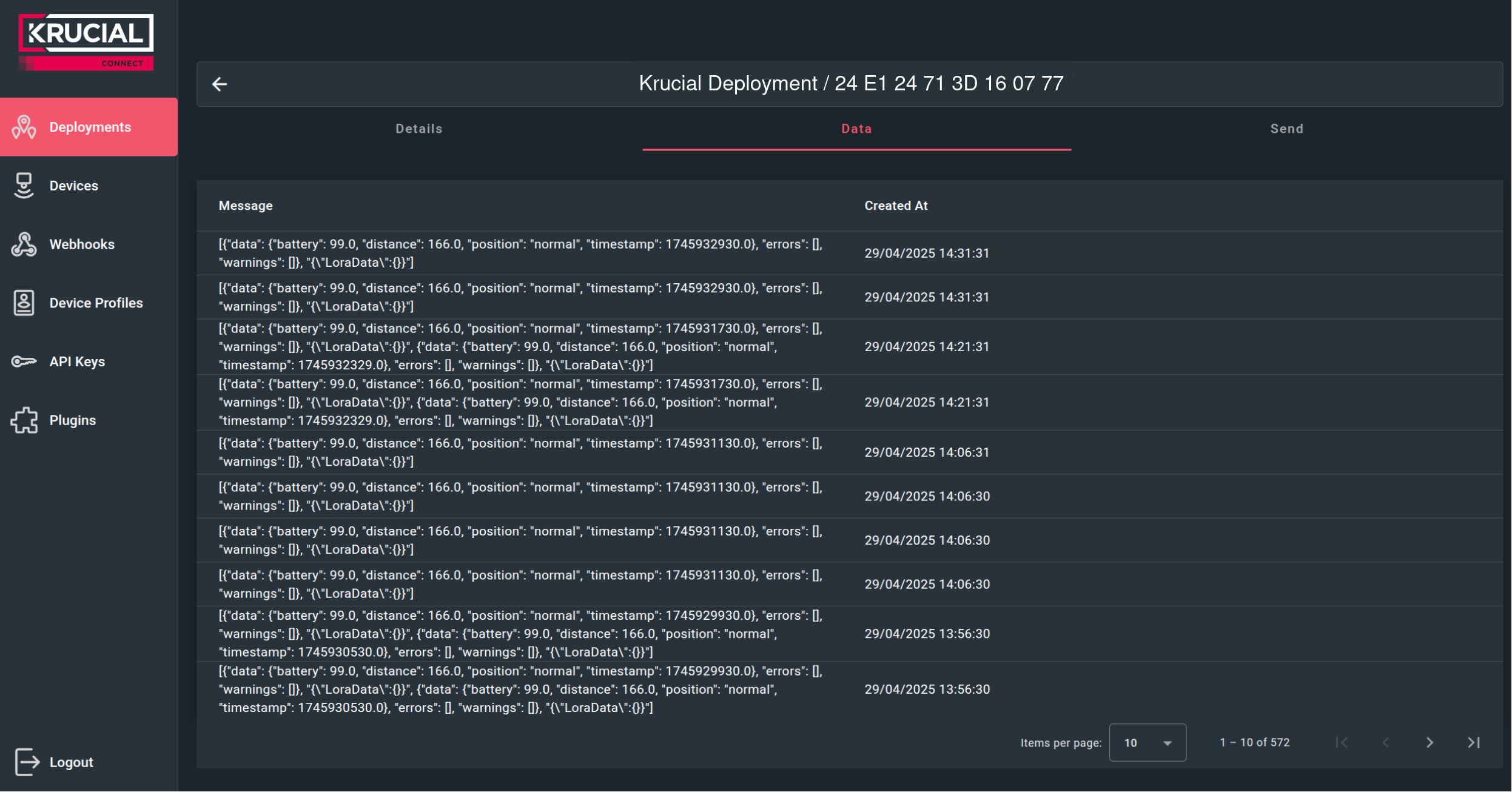 Device details device-details