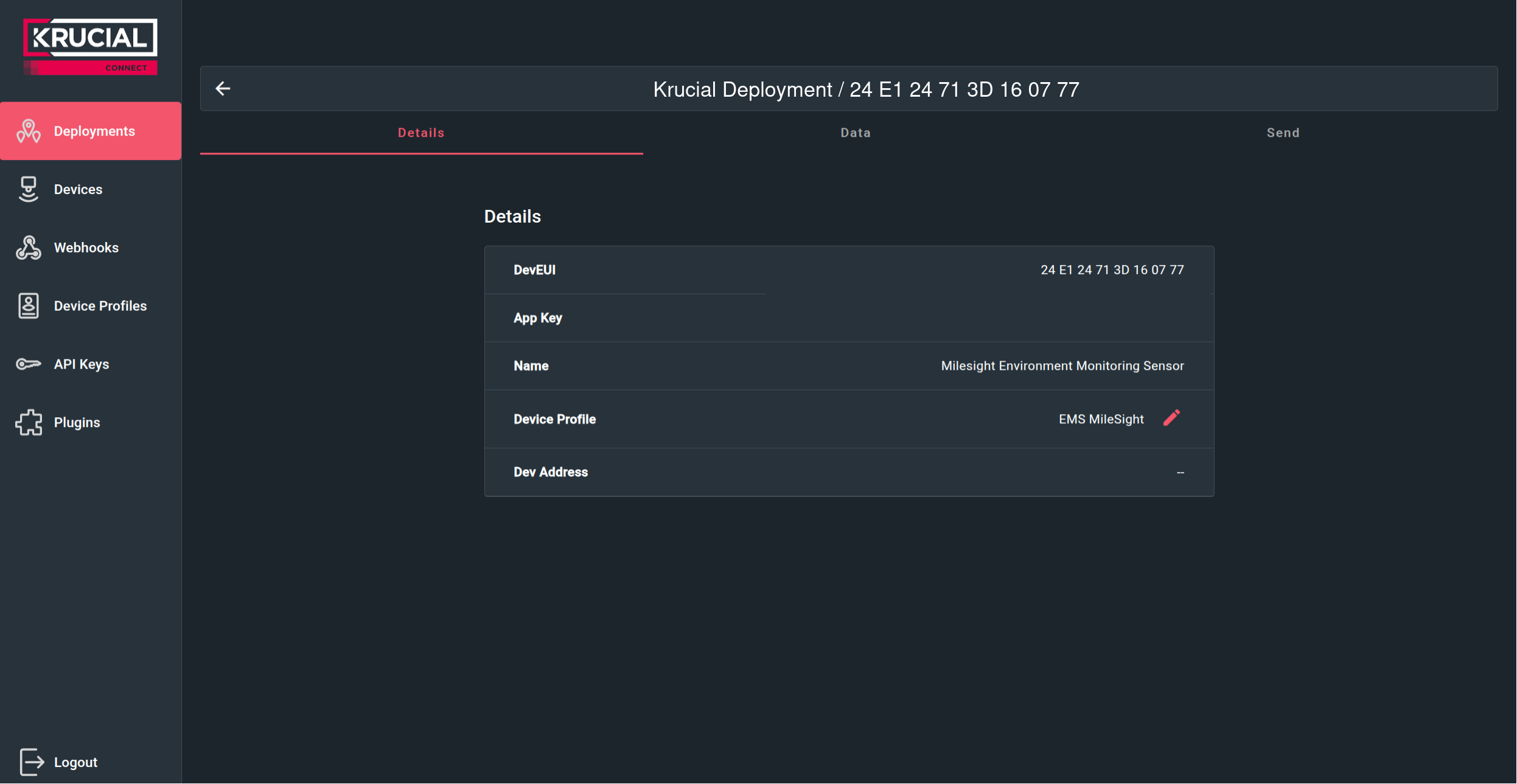 Device details device-details